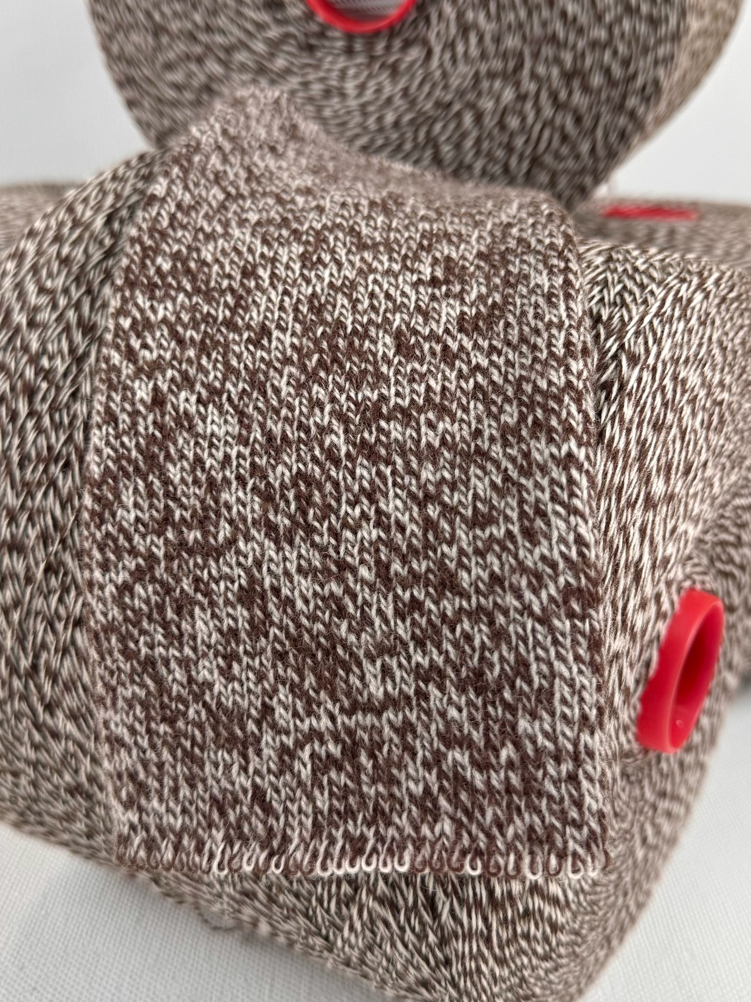 Botto Poala Art. Camargue 2/15 – 100% Merinowolle Supergeelong mouliné col. 5054902 Braun-Weiss foto 3